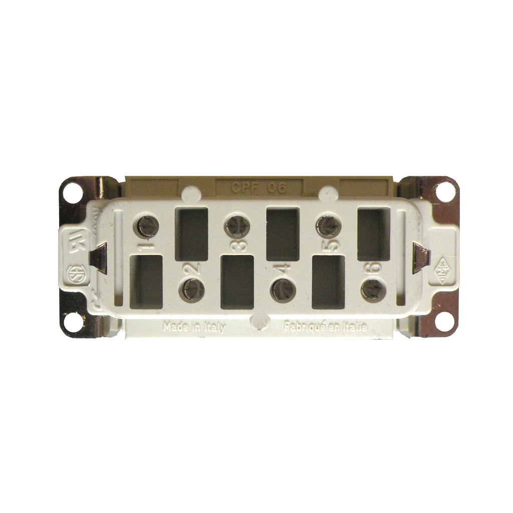 6 Pole Female Connector P/N: 83-0013