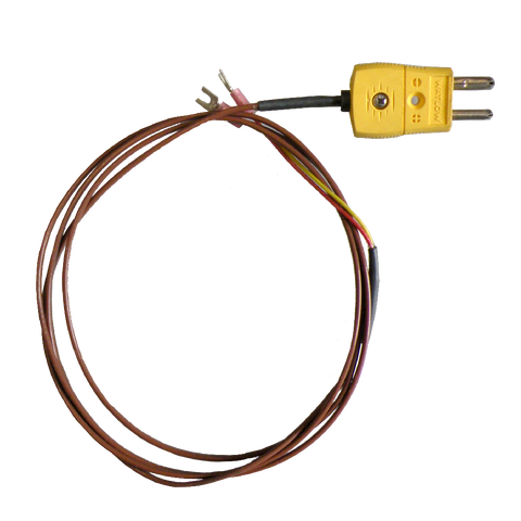 Male Thermocouple Plug & Cable P/N: 89-0009