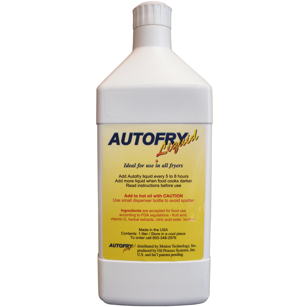 AutoFry Liquid used to prolong oil lifespan