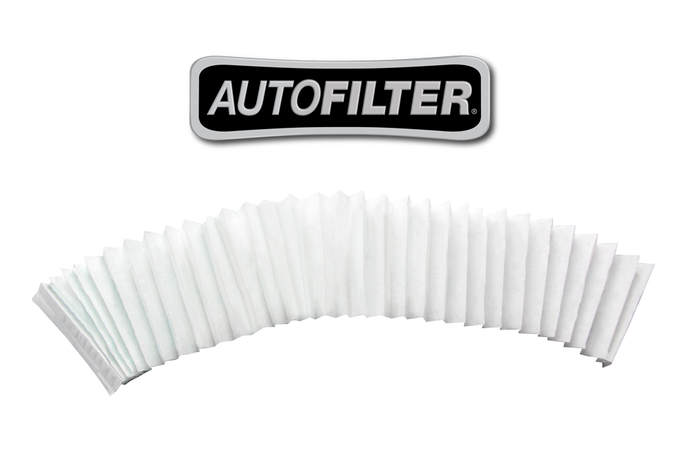 The AutoFilter Filter Pack includes 50 filters for the AutoFilter oil filtration system. Each microfilter is made of a pulp, cellulose material folded 30 times, providing 96 layers for oil to filter through.